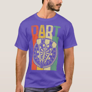 Camiseta tablero de dardos vintage para jugadores de dardos