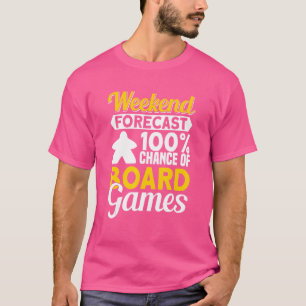Camiseta Tablero de juego de mesa de pronóstico de fin de s