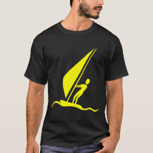 Camiseta Tablero de vela - Amarillo