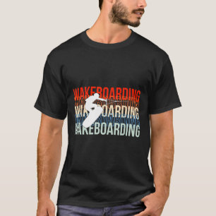 Camiseta Tablero de wakeboard Practicante de wakeboard Wake