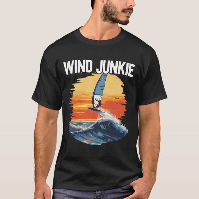 Camiseta Tablero de Windfoiling Wind Junkie Wing Foil Surfi (Anverso)