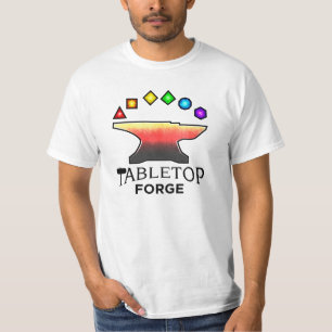 Camiseta tablero del valor de la fragua