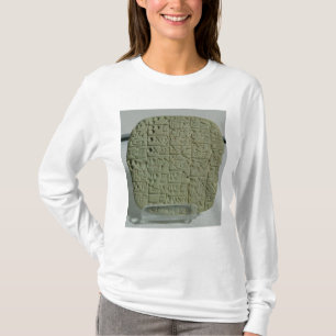 Camiseta Tableta con la escritura cuneiforme
