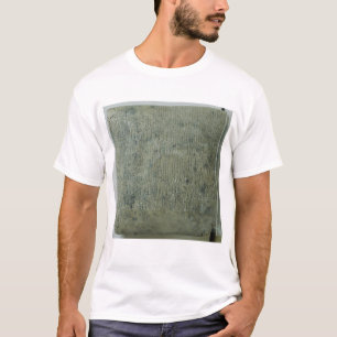 Camiseta Tableta con la escritura cuneiforme