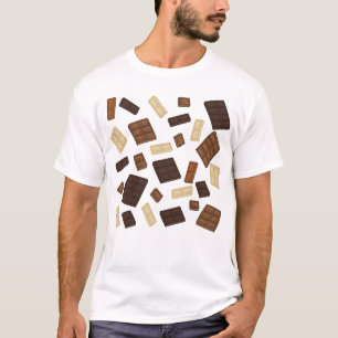 Camiseta Tabletas de Chocolate Cayendo