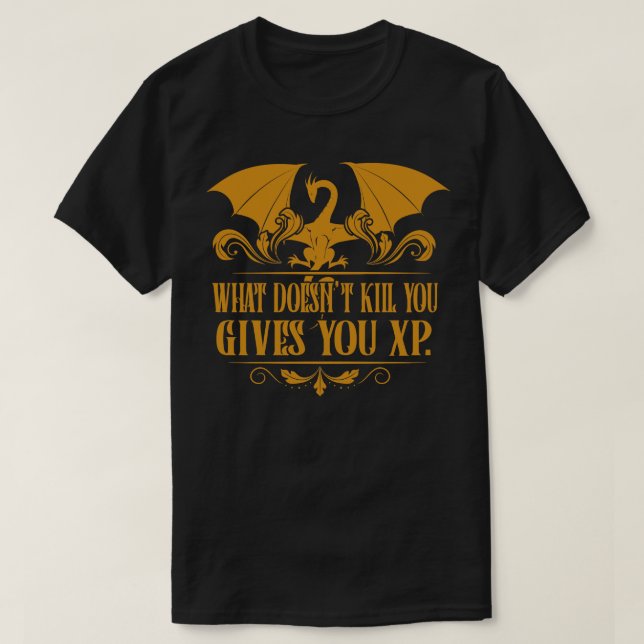 Camiseta Tabletop RPG Addict XP Dragon Dungeons (Diseño del anverso)