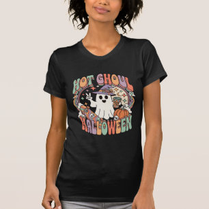 Camiseta Tablón de skate de sombrero de bruja fantasma de H