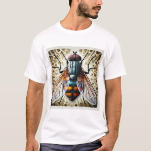 Camiseta Tachinid Fly Dorsal View 260824IREF226 - Watercolo