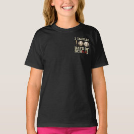Camiseta Tackee 100 Días de Escuela, Diseño de Béisbol