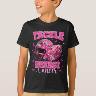 Camiseta Tackle Concienciación sobre el Cáncer de Mama Fútb