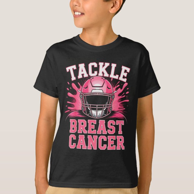 Camiseta Tackle Football Breast Cancer Awareness Nk Ribbon  (Anverso)