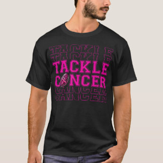 Camiseta Tackle Fútbol Lazo Rosa Conciencia del Cáncer de M