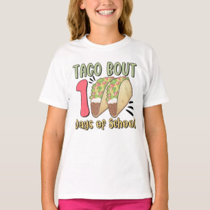Camiseta Taco acerca de 100 días de clases