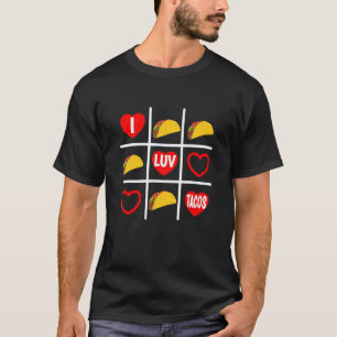 Camiseta Taco Amantes De La Novedad Graciosa Tic Tac Toe I