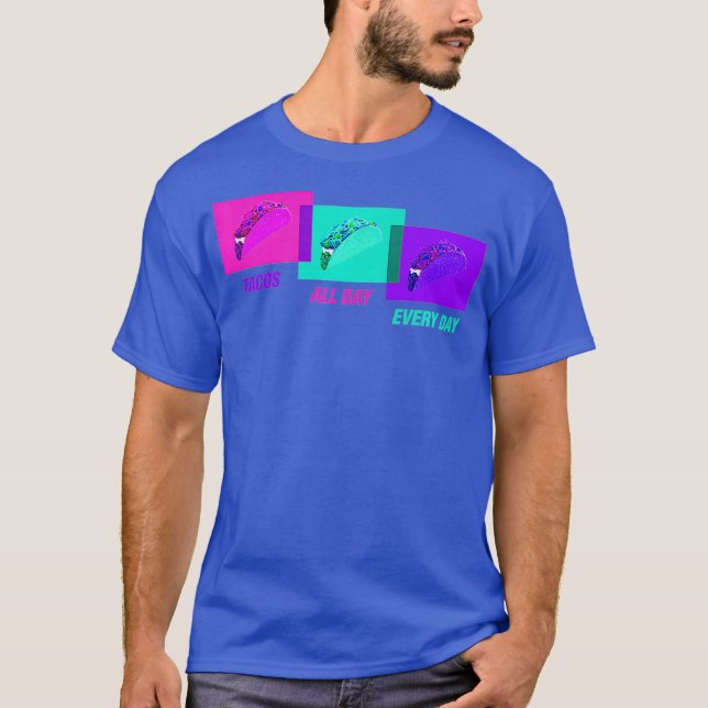 Camiseta Taco Bell Tacos todo el día Premium (Anverso)