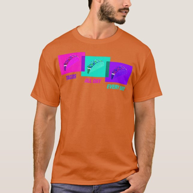 Camiseta Taco Bell Tacos todos los días (Anverso)