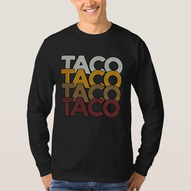 Camiseta TACO black outline with Core Values (Anverso)