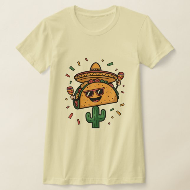 Camiseta ¡Taco 'Bout a un Fiesta! (Distribución)