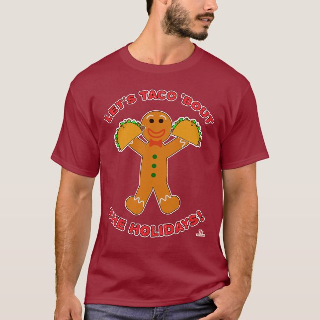 Camiseta Taco Bout Navidades De Festividades Gingerbread Ma (Anverso)