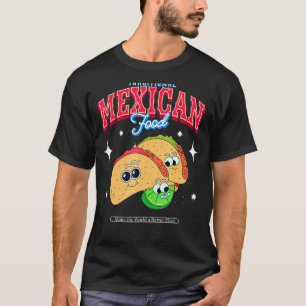 Camiseta Taco Cutáneo Ilustracion Comida Mexicana En Un