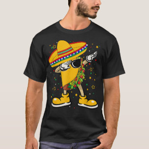 Camiseta Taco Dabbing Cinco De Mayo Divertido Chicos Hombre