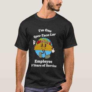 Camiseta Taco de 10 Años de Servicio 10º Aniversario Labora