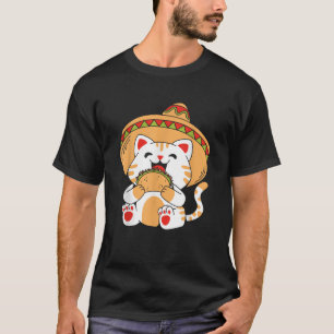 Camiseta Taco de alimentación de gato lindo