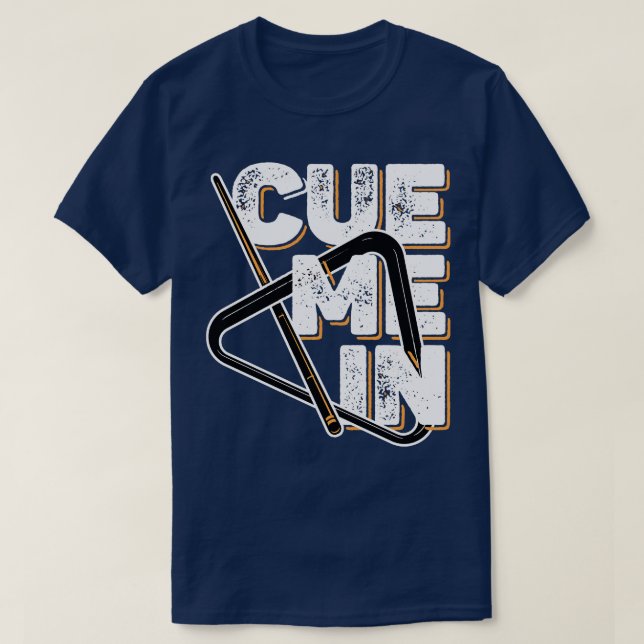 Camiseta Taco de billar, ilumíname (Diseño del anverso)