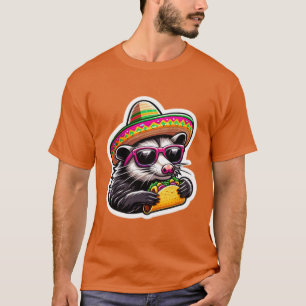 CAMISETA TACO DE COMIDA DE OPOSSUM