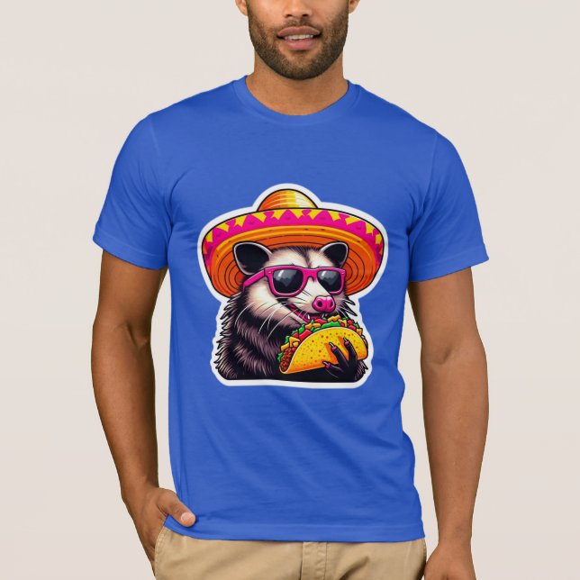 CAMISETA TACO DE COMIDA DE OPOSSUM 4 (Anverso)