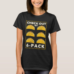 Camiseta Taco de Fitness de 6 paquetes Tacos de Gimnasio Me