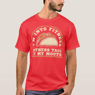 Camiseta Taco de fitness en mi boca