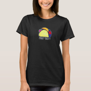 Camiseta Taco de Frutas Dibujado a Mano para Jardín de Frut