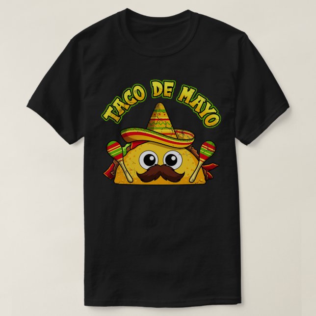 Camiseta Taco de Mayo Cinco de Mayo Fiesta 5 (Diseño del anverso)