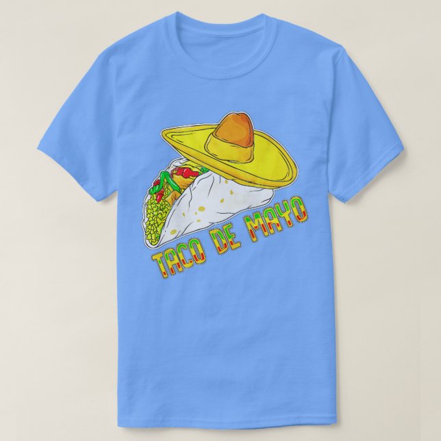 Camiseta Taco De Mayo Funny Cinco De Mayo (Diseño del anverso)