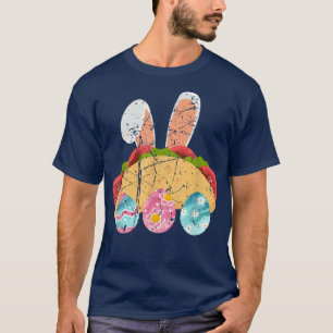Camiseta Taco de Pascua Bunny Gracioso Comida Meican Foodie