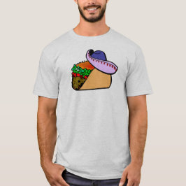Camiseta Taco de uso de sombrero