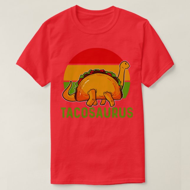 Camiseta Taco Dinosaur (Diseño del anverso)