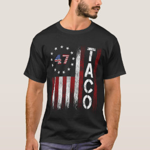 Camiseta Taco Divertido Trump Siempre se Rinde