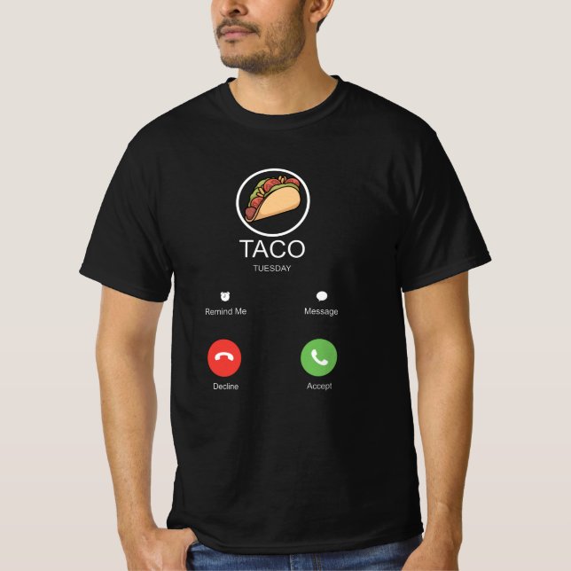 Camiseta Taco Está Pidiendo Regalo Por Cada Amante Del Taco (Anverso)