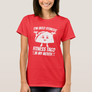 Camiseta Taco Fitness Gimnasio Divertido 