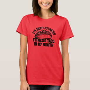 Camiseta Taco Fitness Gimnasio Divertido