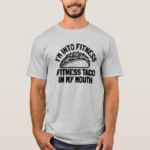 Camiseta Taco Fitness Gimnasio Divertido