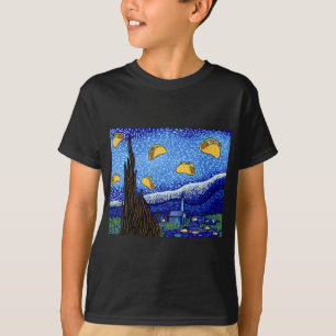 Camiseta Taco Gracioso, Noche Estelar Con Tacos, Taco Lover