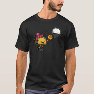 Camiseta Taco jugando baloncesto Dunking Mexicano Cinco De