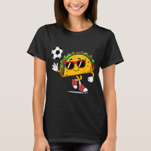 Camiseta Taco jugando fútbol mexicano cinco de mayo sombrer