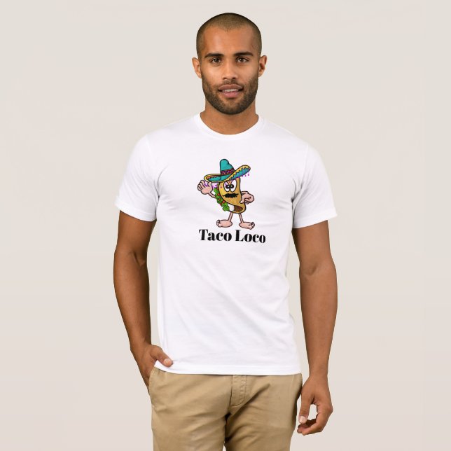 Camiseta Taco Loco (Anverso completo)