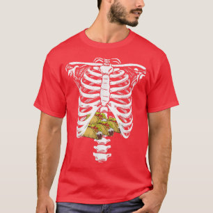 Camiseta Taco Lover Skeleton Cage Skeleton Ate