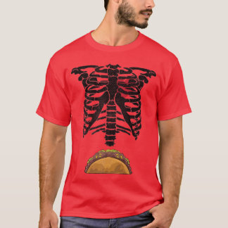Camiseta Taco Lovers Foodies Skeleton Taco dentro de Skelet