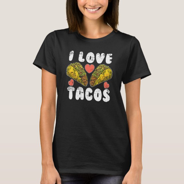 Camiseta Taco Martes Gastronomía México Tacos Amo México (Anverso)